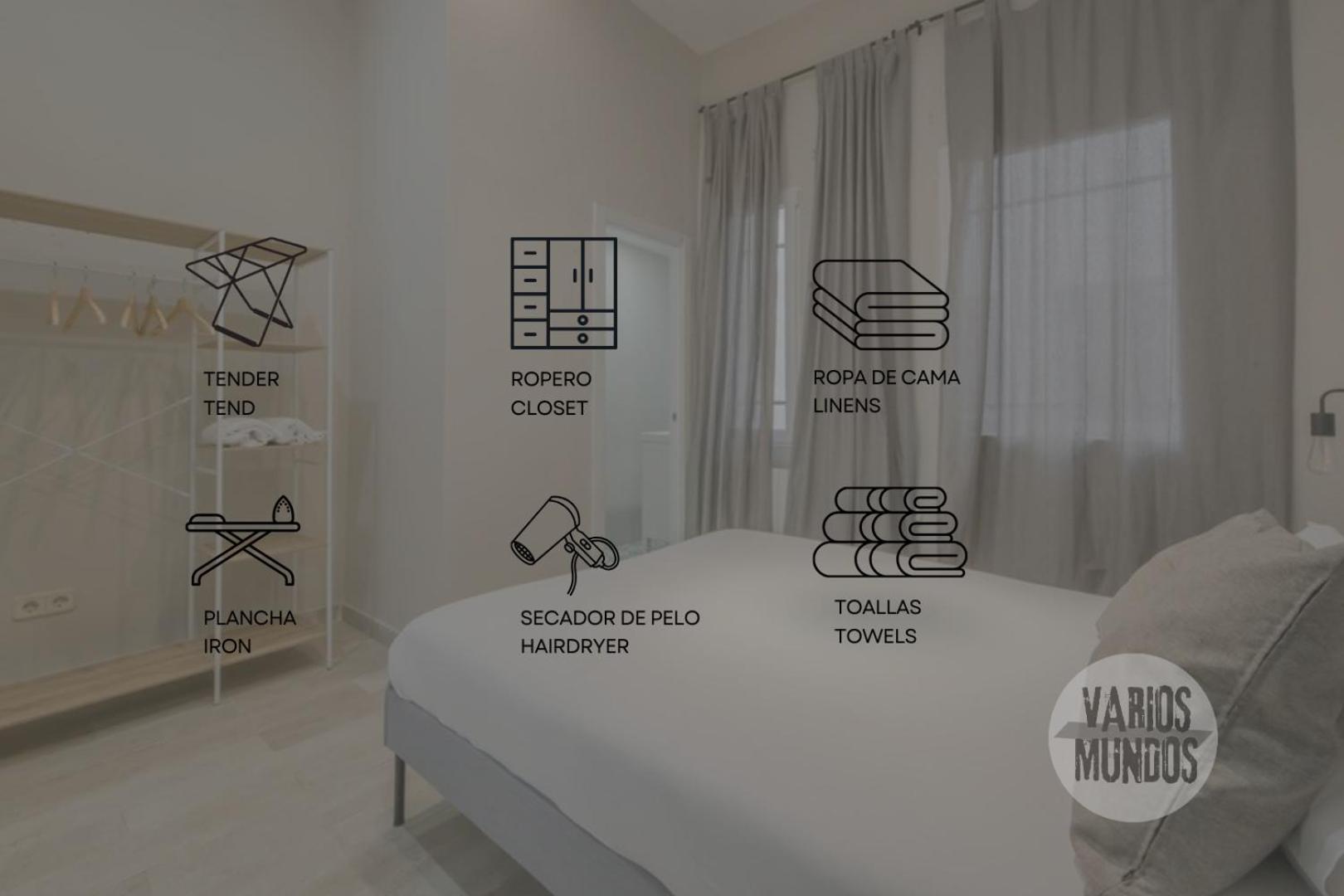 Stylish Loft With 2 Beedrooms En El Centro - La Latina E2 Madrid Buitenkant foto